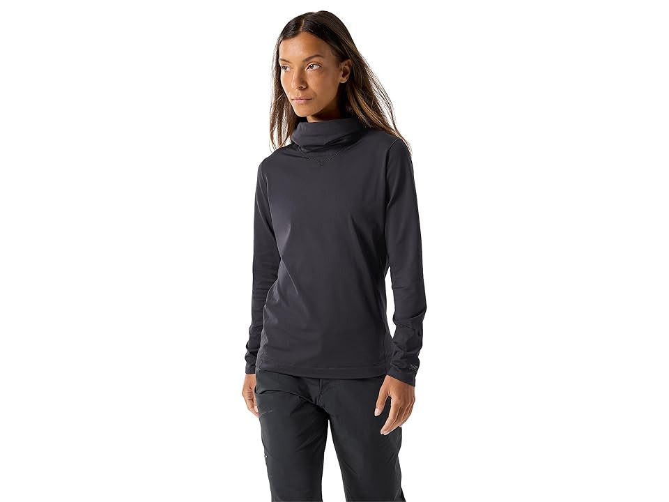 Arc'teryx Rho Hoodie Women's Clothing Black : LG, Elastane/Polyester | Zappos