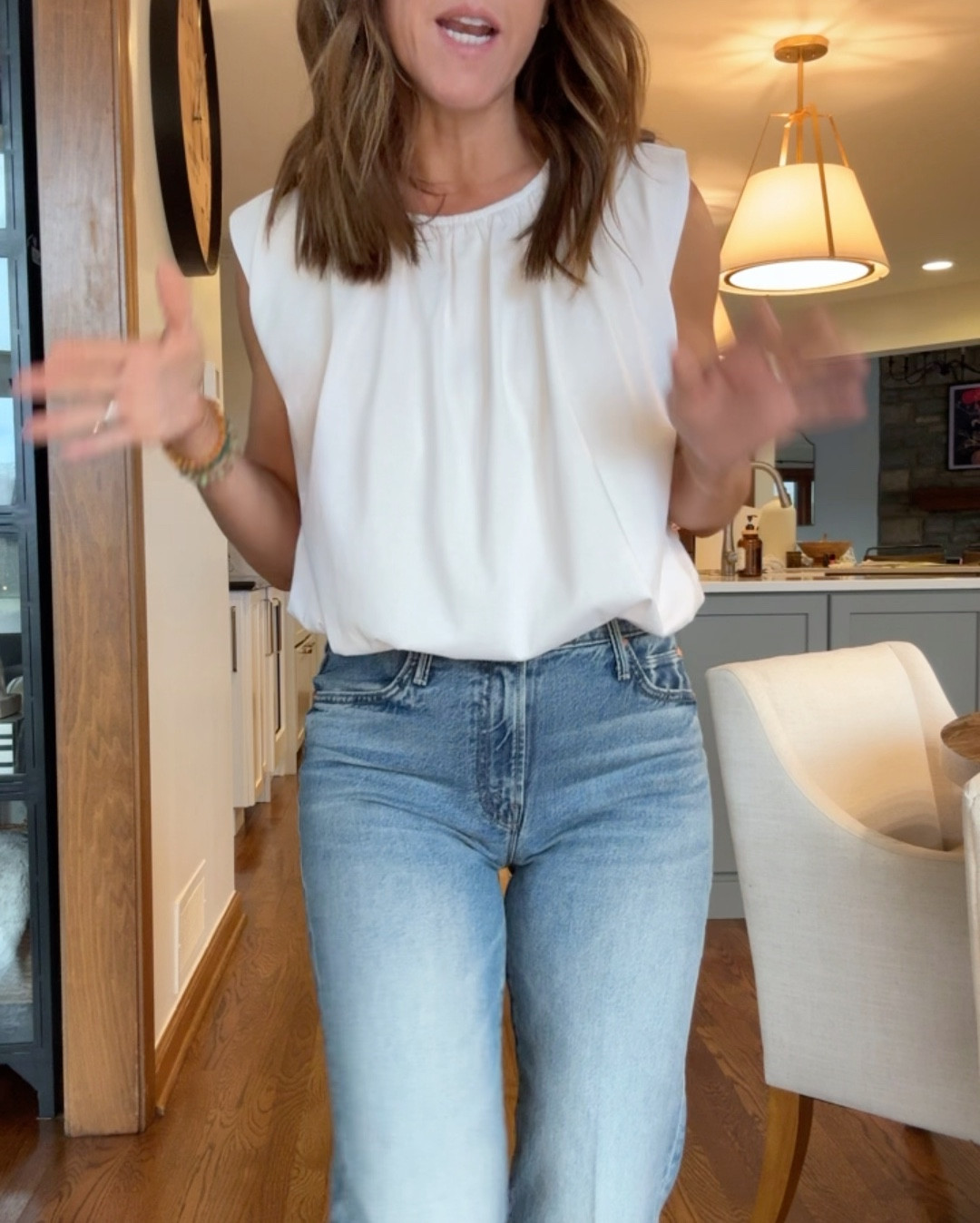 XS bubble hem tee. Girly, flattering and fun to style.  
XS skirt 

#LTKSaleAlert #LTKmomlife #LTKSeasonal