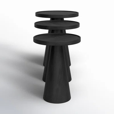 Jean 18" Acacia Nesting End Tables | Joss & Main