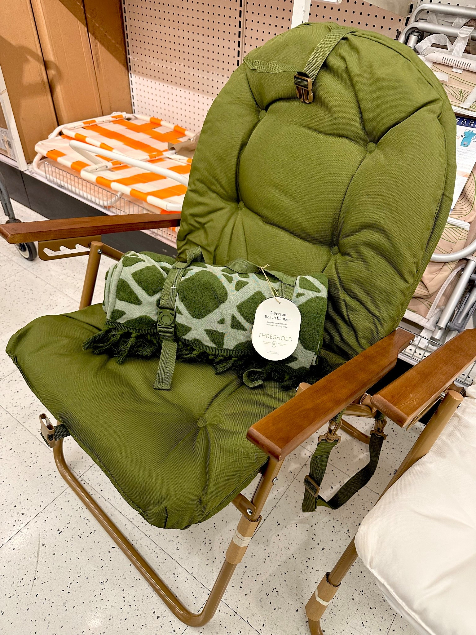 Padded beach chair 

#LTKSwim #LTKTravel #LTKselfcare