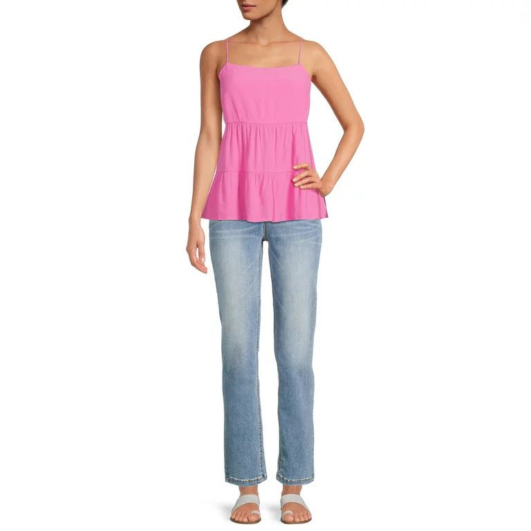 Time and Tru Women’s Mid Rise Straight Jean | Walmart (US)