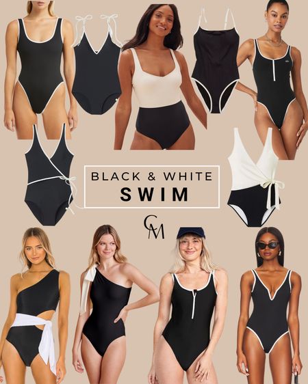 On my radar: black & white swim. Neutral swimwear. 

Swim, swimwear, vacation swimwear 

#LTKswim #LTKFind #LTKSeasonal
