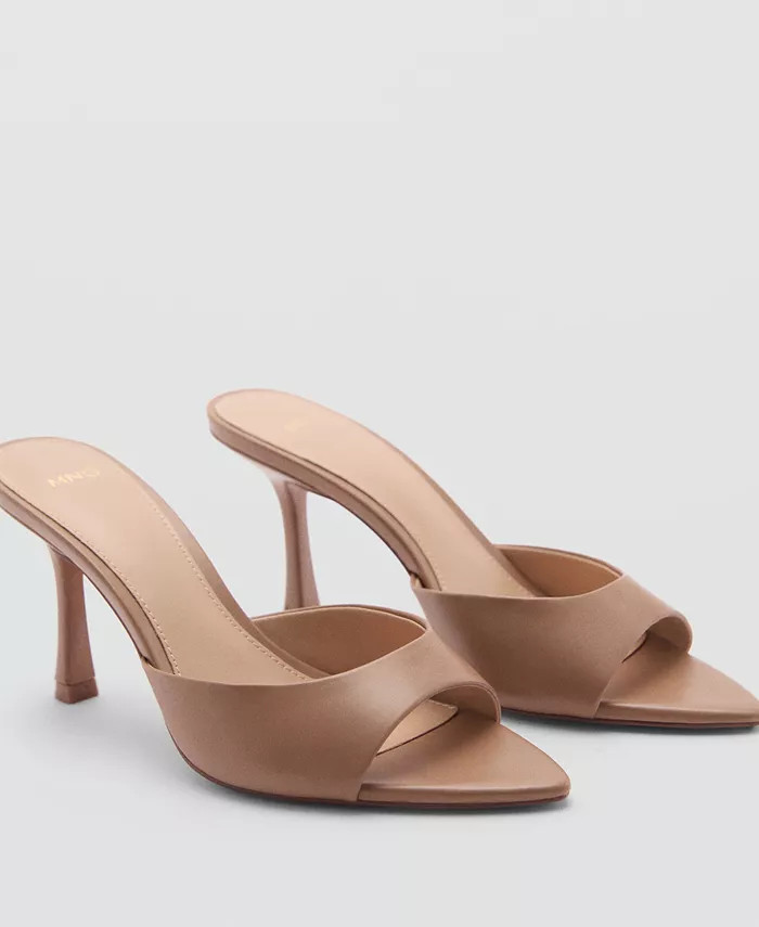 Women's Patent Leather Effect Heeled Sandals | Macy's