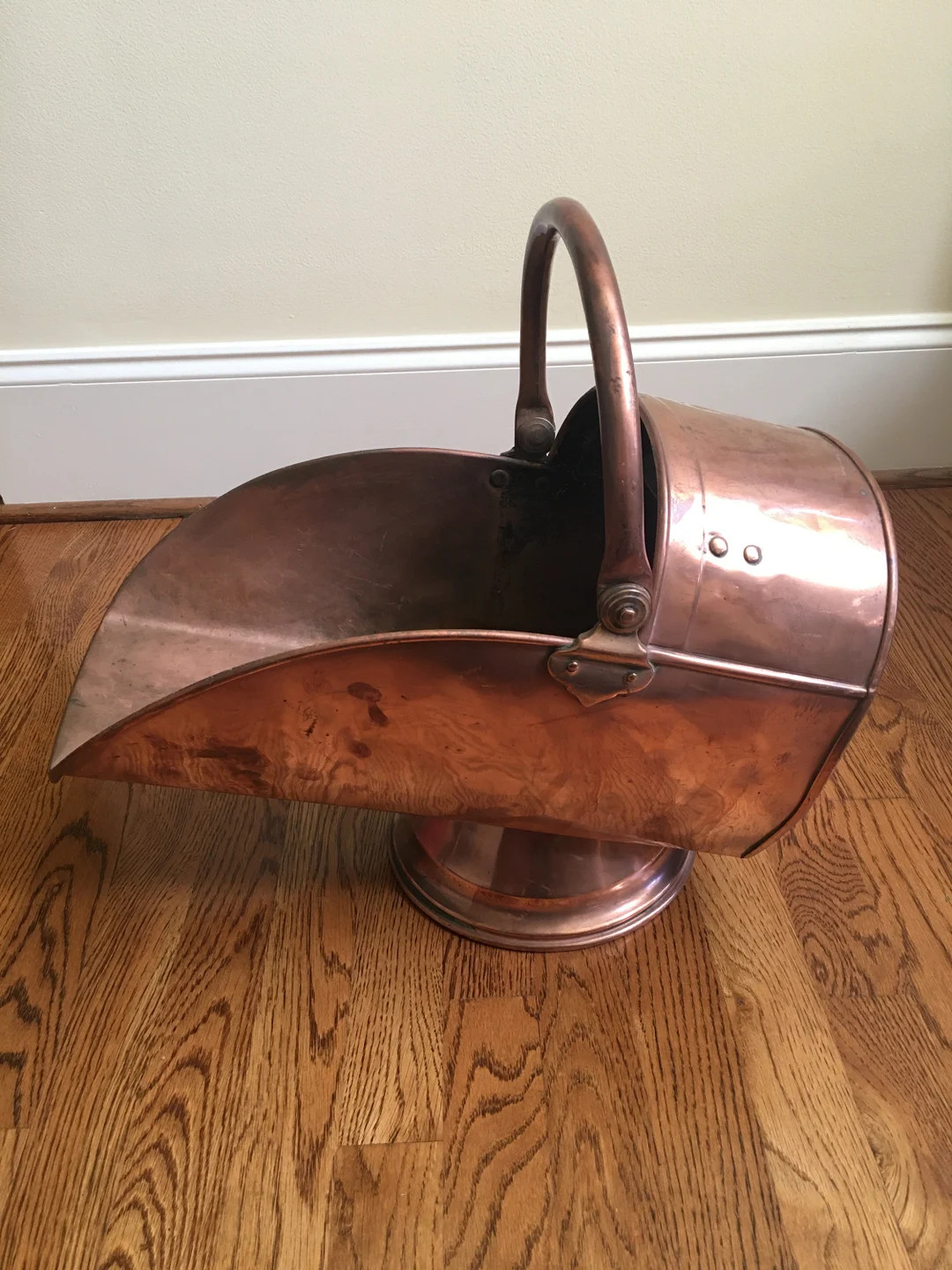 Antique Copper Coal Scuttle C1900 England - Etsy | Etsy (US)