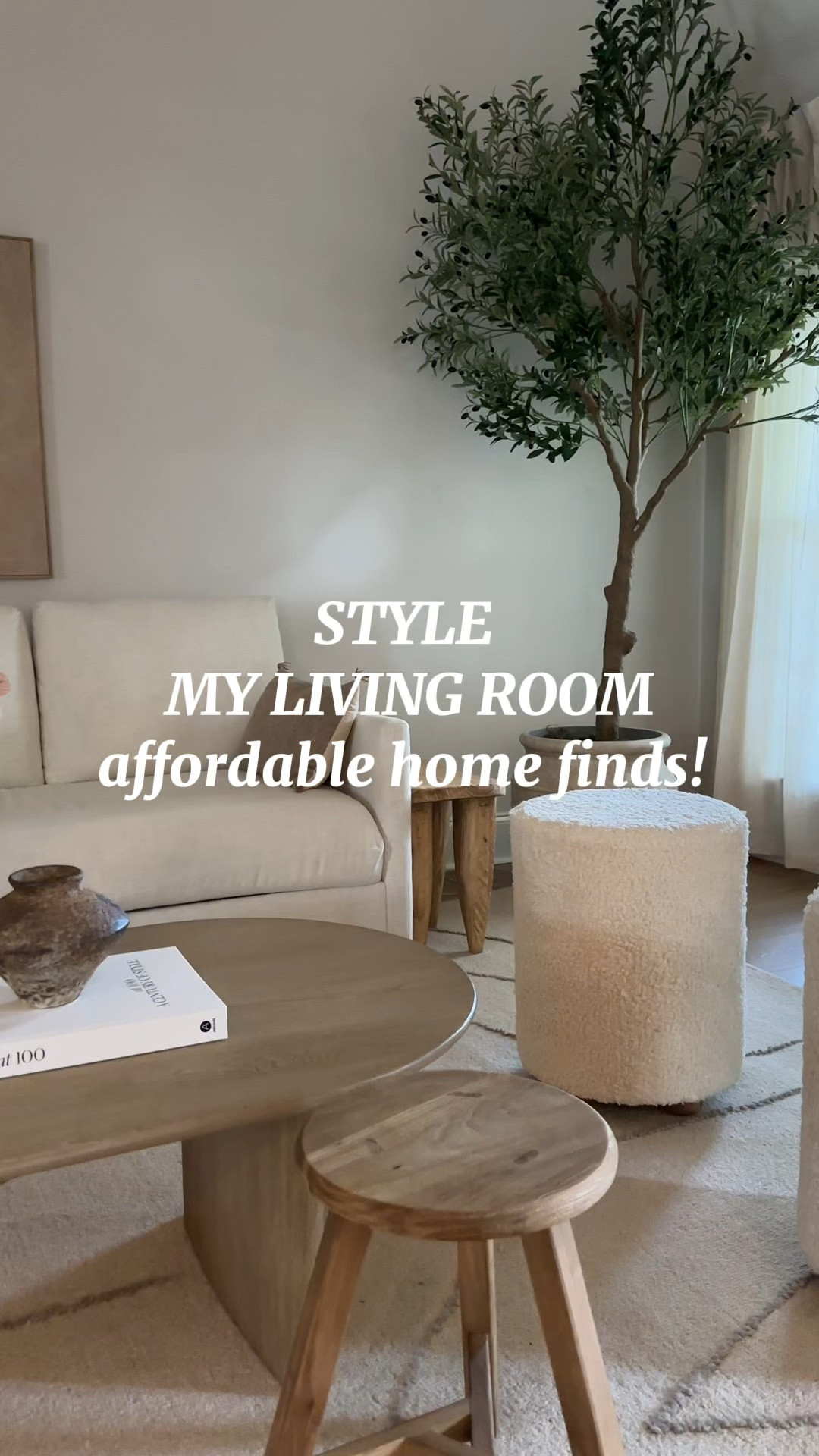 Beautiful organic modern neutral living room styling!
Performance sofas in “bisque” color down alternative filling
Sherpa ottomans
Wood coffee table
10’ olive tree- accent chairs- throw pillows fall decor 2024!home finds 

#LTKSeasonal #LTKVideo #LTKHome