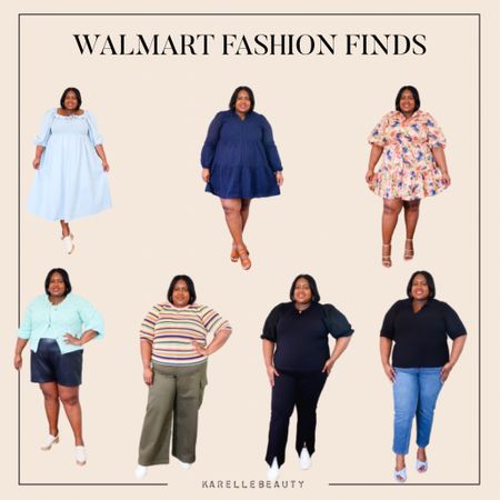 Walmart plus size early Spring Fashion finds. 

#LTKcurves #LTKSeasonal #LTKunder50