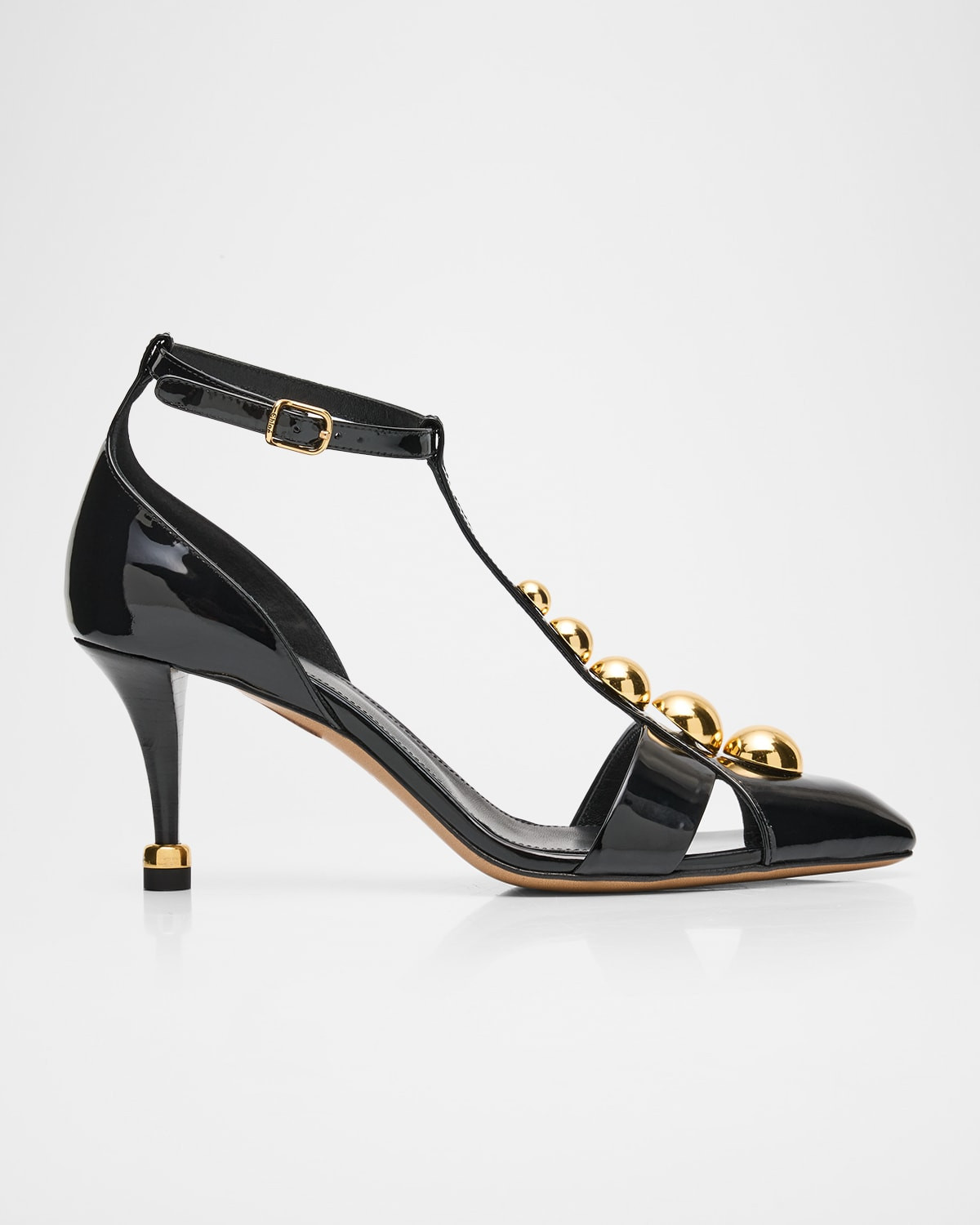 70mm Cleia Studded Patent Leather Pumps | Neiman Marcus