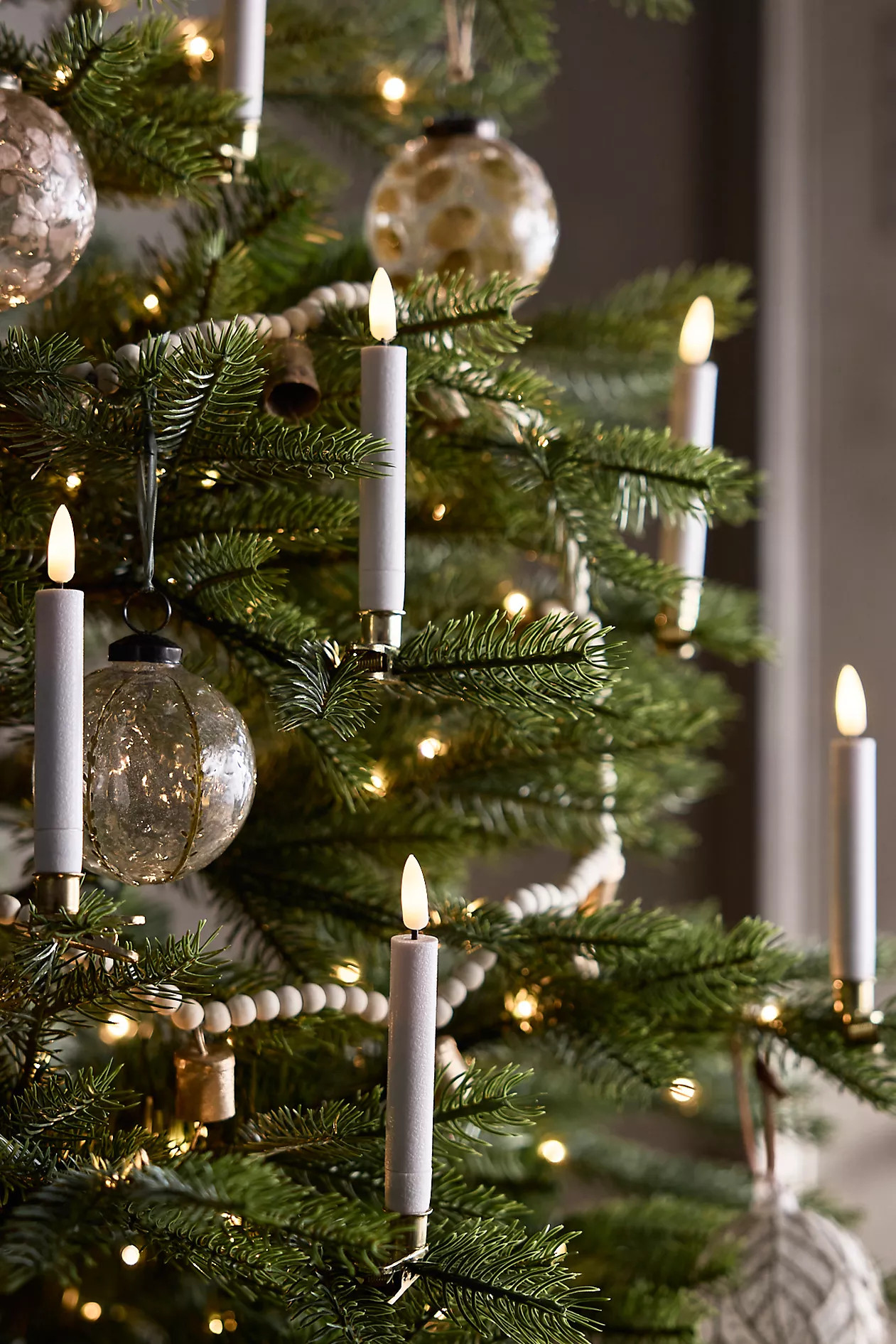 Gold Clip On Candle Lights, Set of 10 | Anthropologie (US)