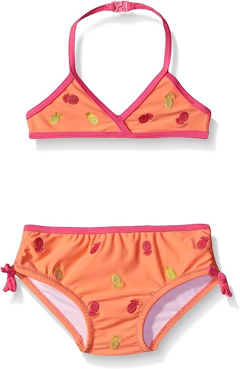 Tommy Bahama Girls' Infant Pineapple Two Piece Bikini Swimsuit | Amazon (US)