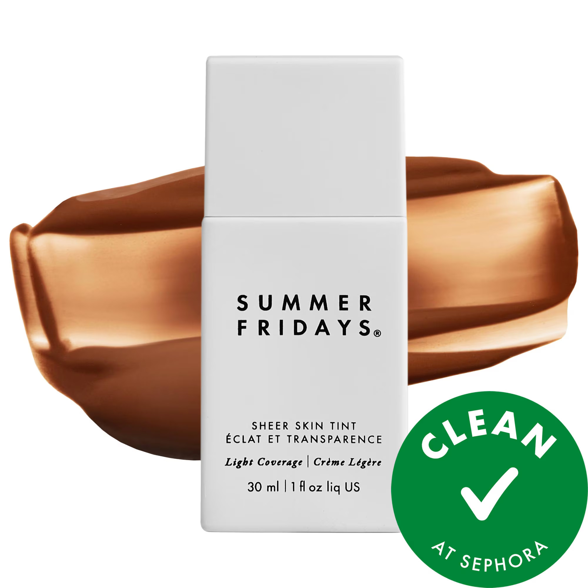 Summer Fridays Sheer Skin Tint with Hyaluronic Acid + Squalane Shade 8 1 oz / 30 mL | Sephora (US)