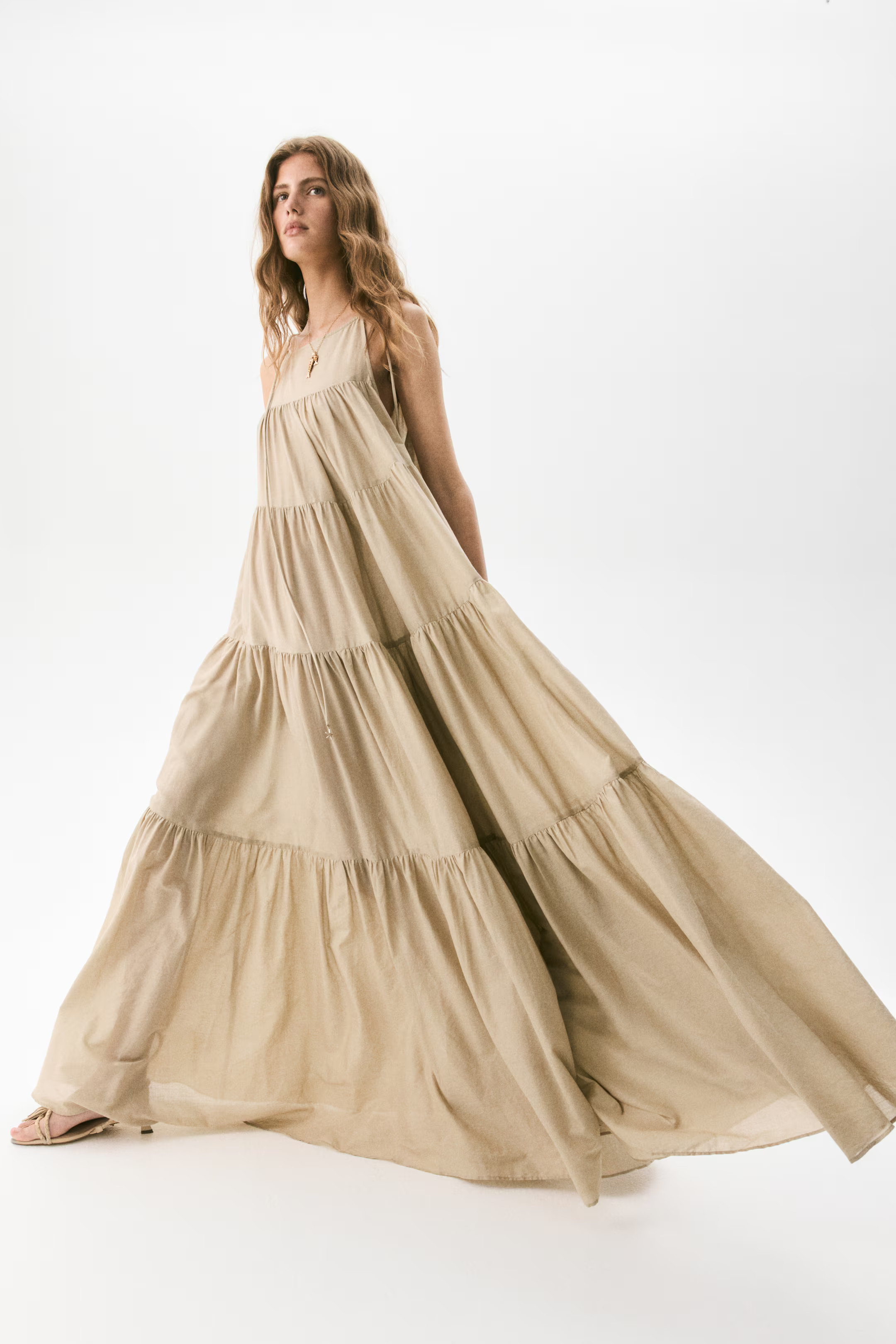 Tiered Tie-Strap Dress | H&M (US + CA)