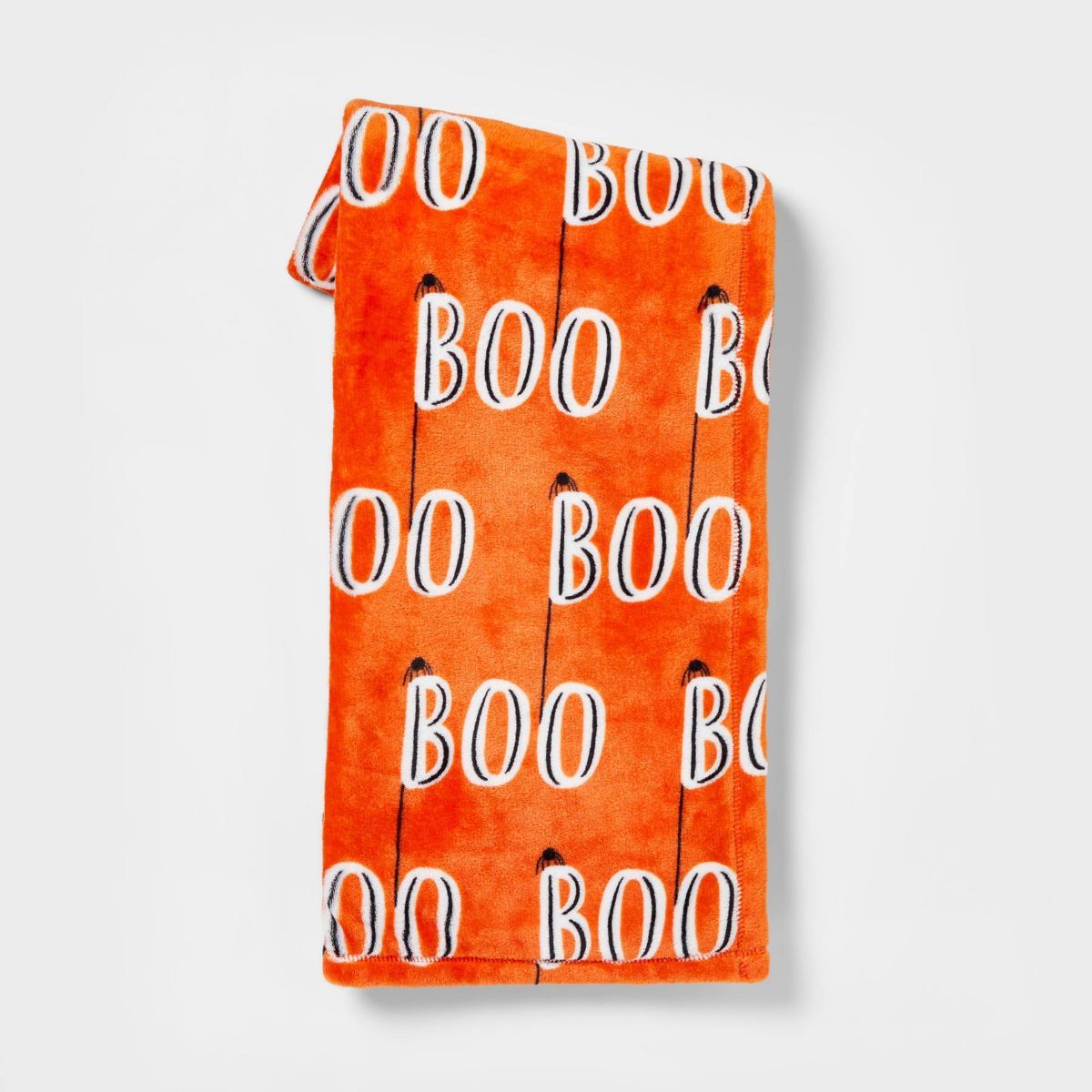 Boo Printed Plush Halloween Throw Blanket - Hyde & EEK! Boutique™ | Target