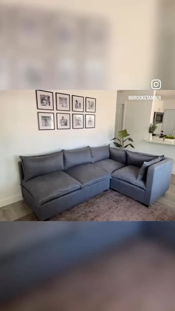 Our new modular organic sectional from @thefutonshop It is organic and non-toxic which we love! And every piece is changeable to make the best arrangement for us anytime! My favorite part is that every cushion is removable and washable!! So easy to keep clean! 
Living room couch, sectional, organic living, grey couch, fun ton shop

#LTKhome #LTKunder50 #LTKunder100