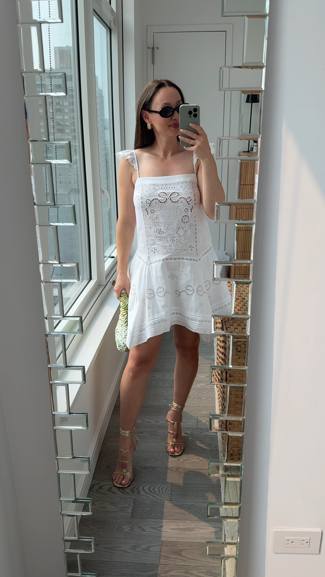 A cute little ladies who lunch outfit - all via @Saks! #Saks #SaksPartner

Sizing details: 
Dress - I sized up for a bit more space (wearing US 6)
Sandals - TTS

#LTKSeasonal #LTKSaleAlert #LTKootd