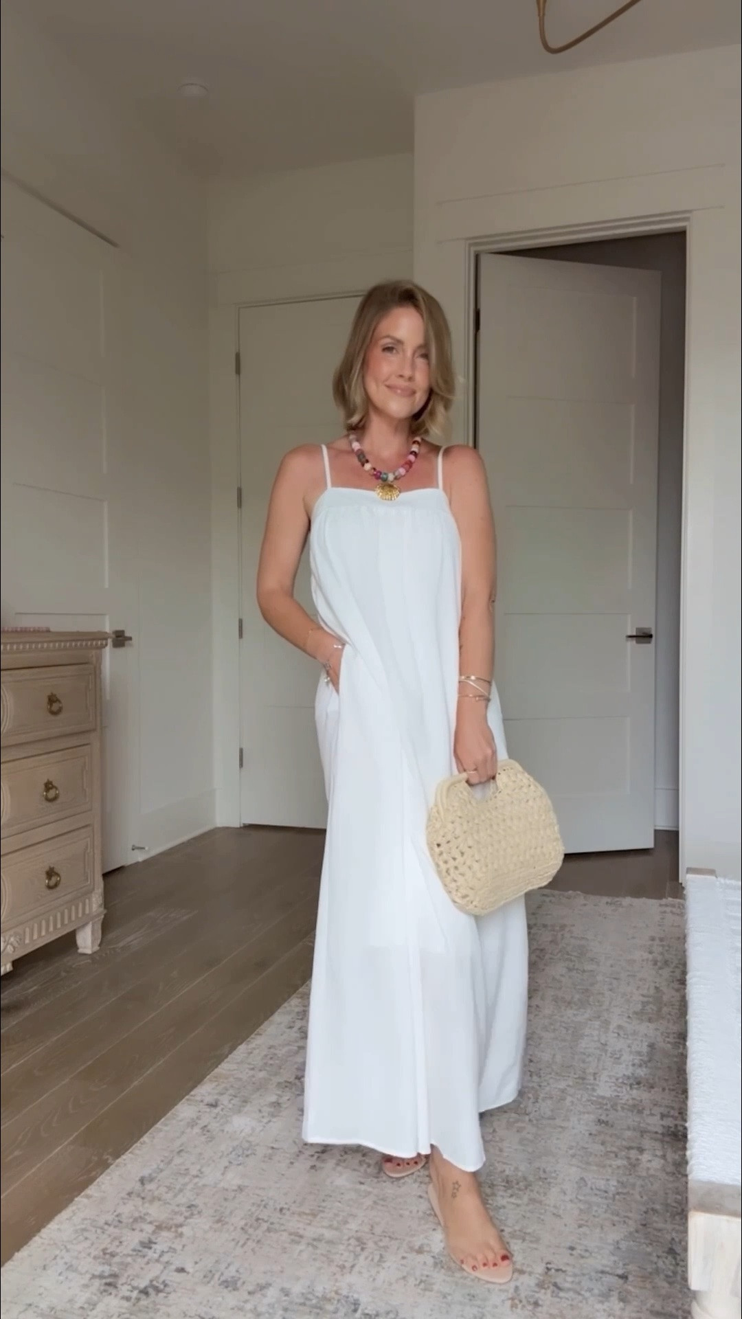 Love this (almost) head-to-toe Amazon look 💗🐚 Size Small dress

#LTKootd #LTKOver40 #LTKPetite