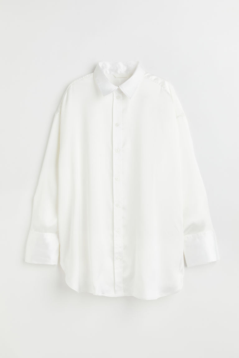 H & M - Weite Bluse - Weiß - Damen | H&M (DE, AT, CH, NL, FI)