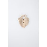 Zara - Fruit Crochet Knit Bandana - Ecru - M - Kids | Zara UK