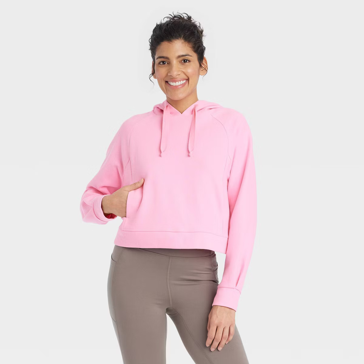 Women's Cozy Rib Hoodie - All In Motion™ | Target