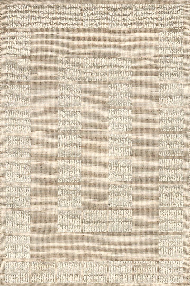 Oden Textured Jute and Wool Rug | Ivory | Rugs USA