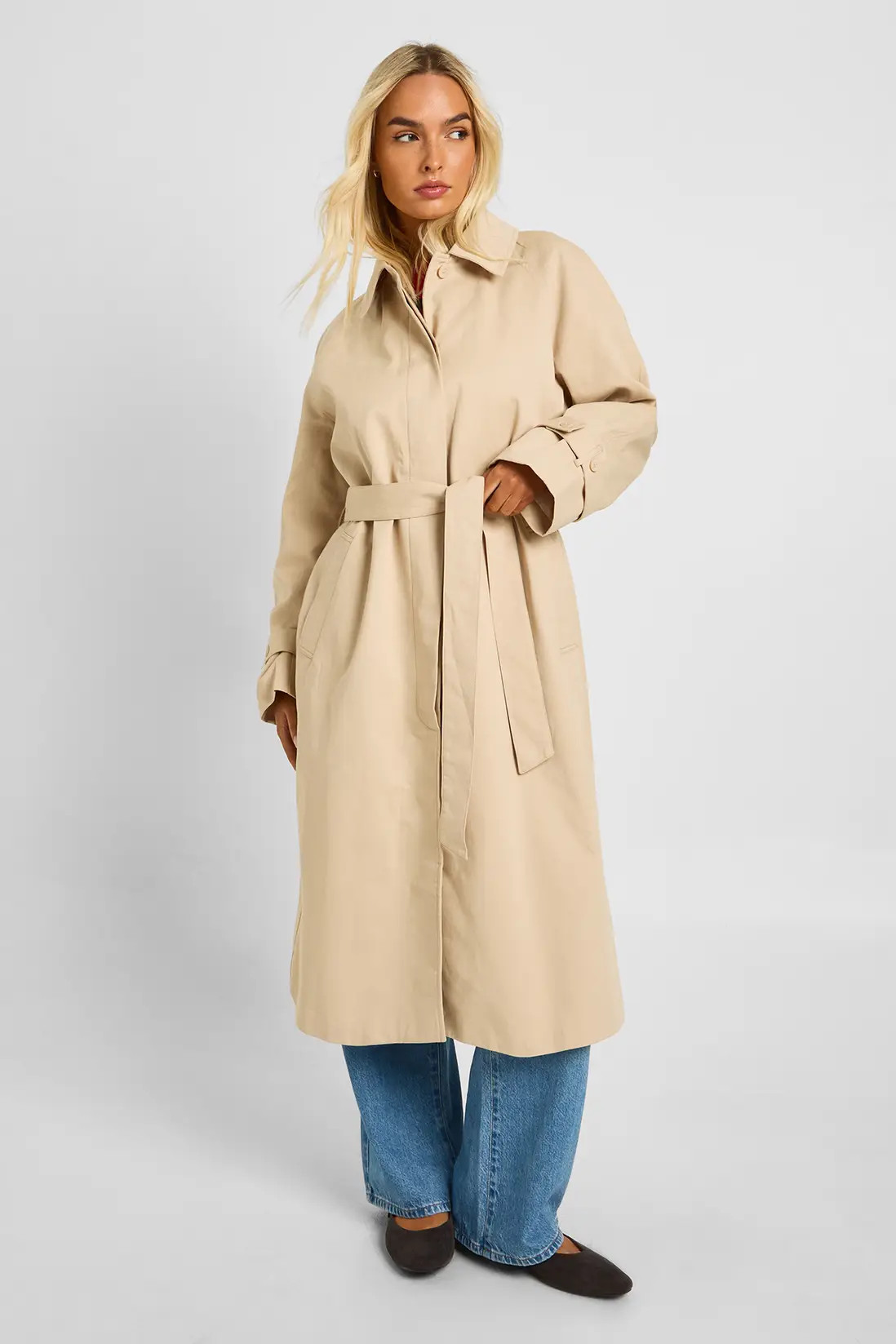 Belted Trench Coat | boohoo (US & Canada)