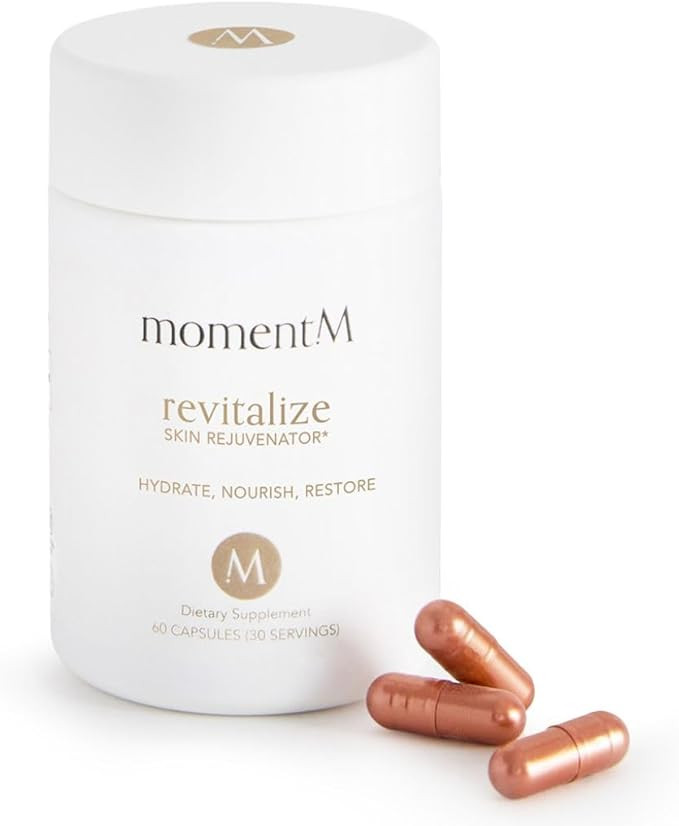 Revitalize Skin Supplement for Wrinkles Fine Lines Hydration Anti Aging Longevity - Nail Skin Hai... | Amazon (US)