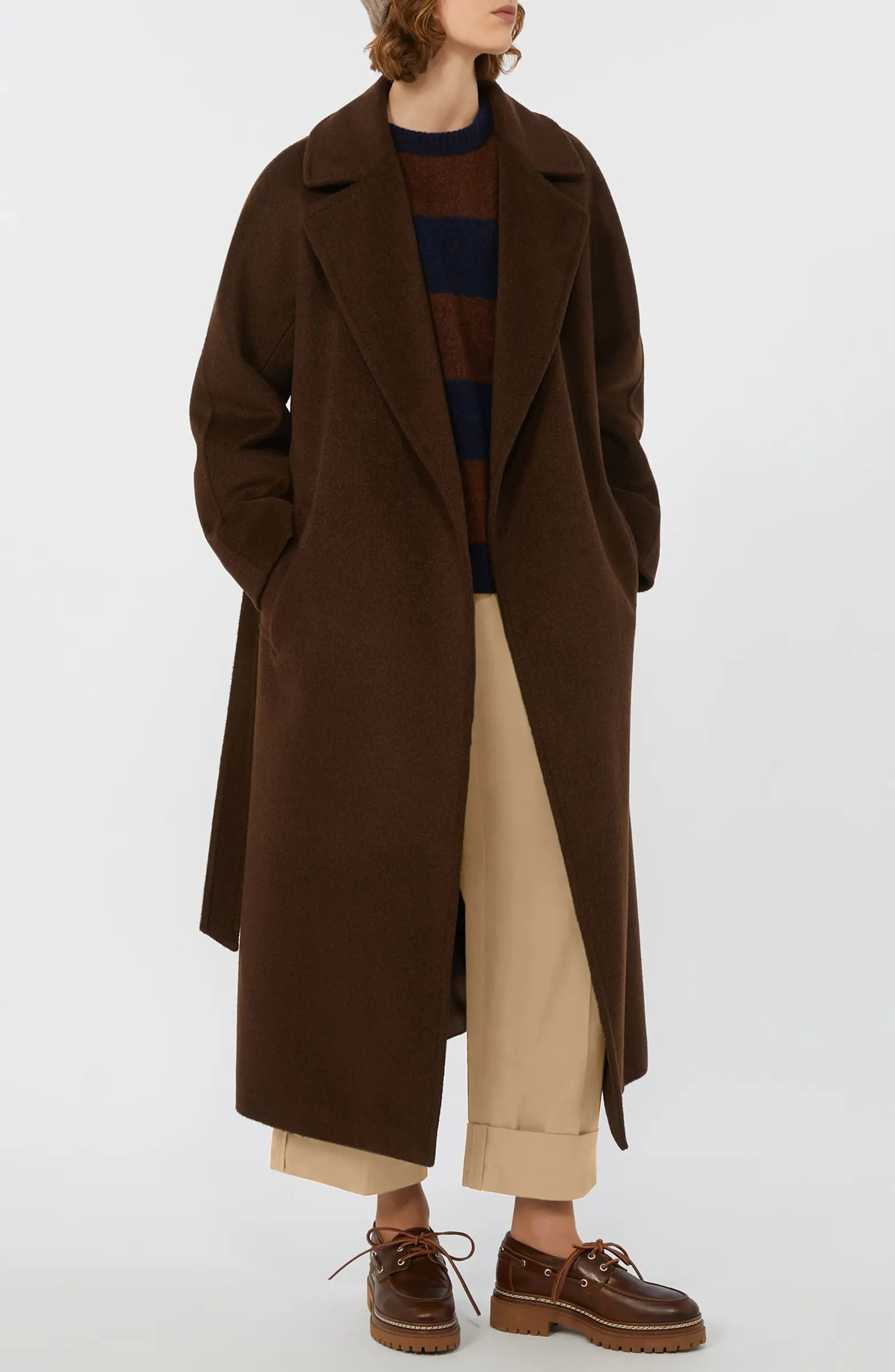 Tempera Wool & Alpaca Blend Wrap Coat | Nordstrom