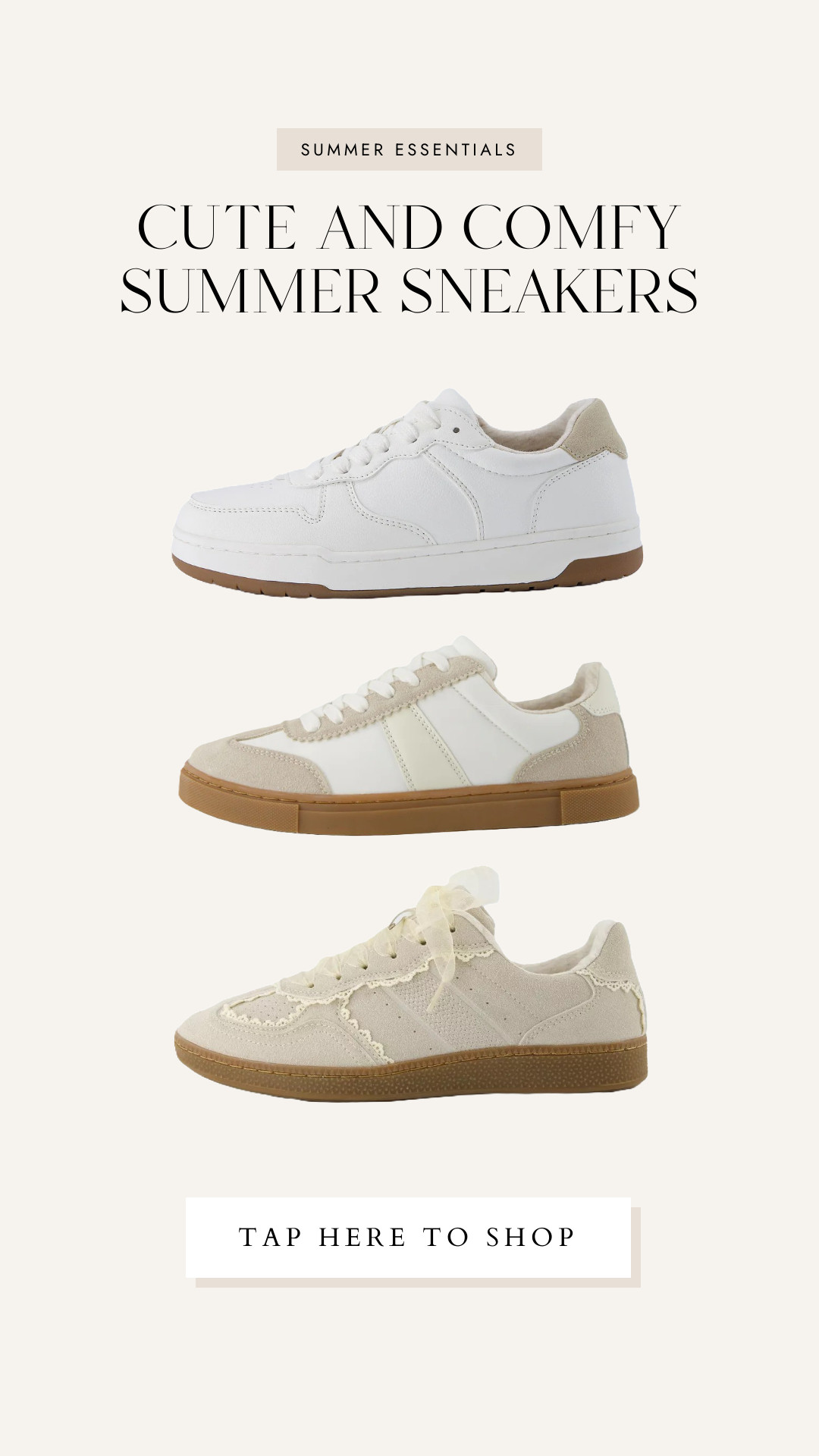 These Amazon sneakers are the perfect pair for your summer outfits! spring outfit, summer style, amazon finds, sneakers, neutral style, amazon fashion, spring outfit idea, summer outfit idea 

 #LTKFindsUnder50 #LTKFindsUnder100 #LTKStyleTip
