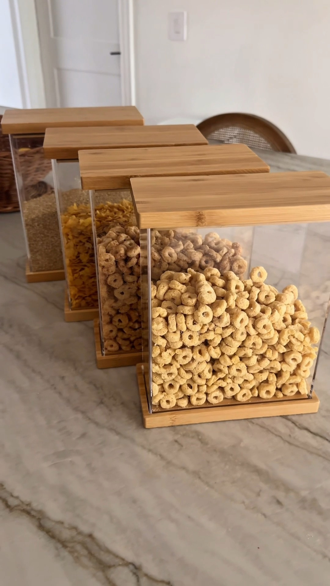 If your pantry has been needing a little refresh, these bamboo airtight storage containers are 100% worth it.
 
✔️ They keep everything fresh
✔️ Make it easy to see what you have
✔️ Give your pantry that clean, organized look
 
#pantryorganization #kitchenorganizationideas #organizedkitchen #homeorganizationtips

#LTKSaleAlert #LTKHome #LTKOver40