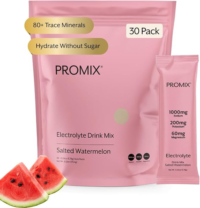 ProMix Nutrition Electrolytes Powder Hydration Packets - Himalayan Pink Salt, Magnesium, Potassiu... | Amazon (US)