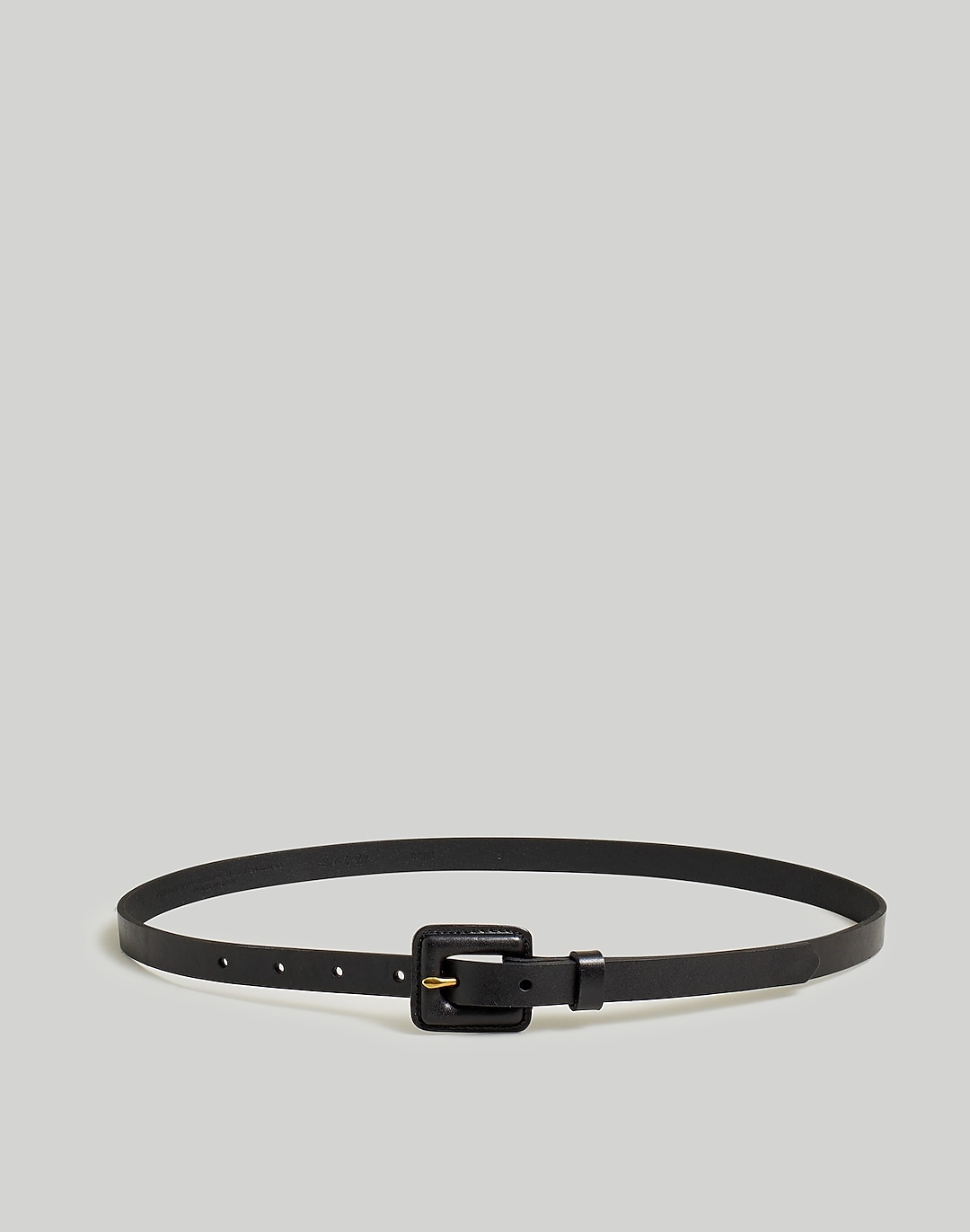 Pebbled Leather Covered-Buckle Belt | Madewell