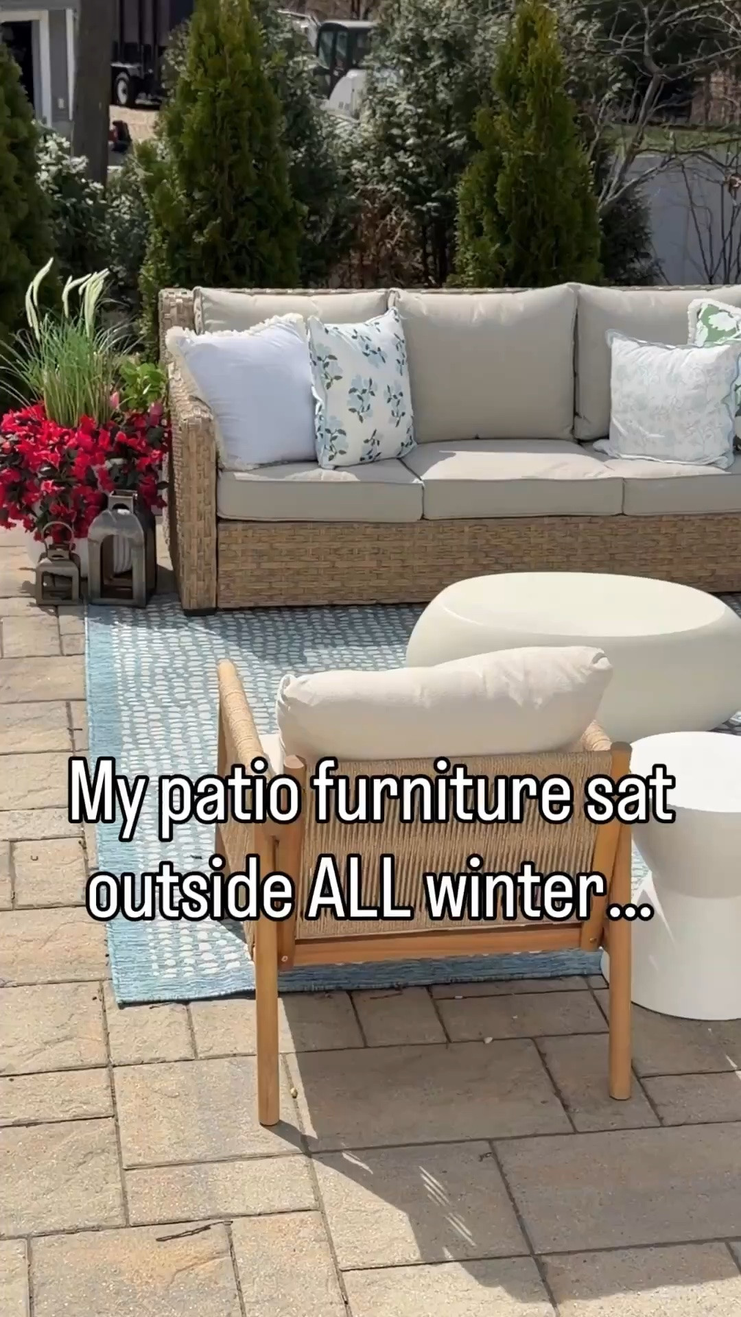 These patio furniture covers had my furniture looking brand new even when i left them out all winter! Highly recommend! Also this furniture set and chairs are on sale!

#LTKHome #LTKSaleAlert