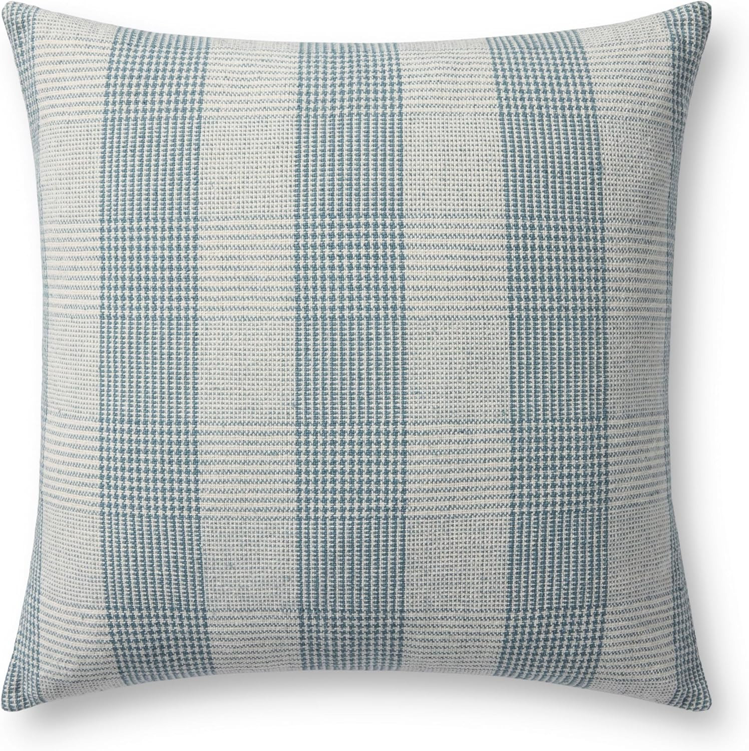 Loloi Chris Loves Julia Auggie Collection PCJ0021 Blue/White 22'' x 22'' Cover Only Pillow | Amazon (US)