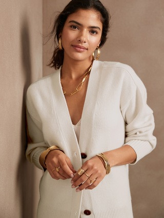 Oversized Cashmere Cardigan | Banana Republic (US)