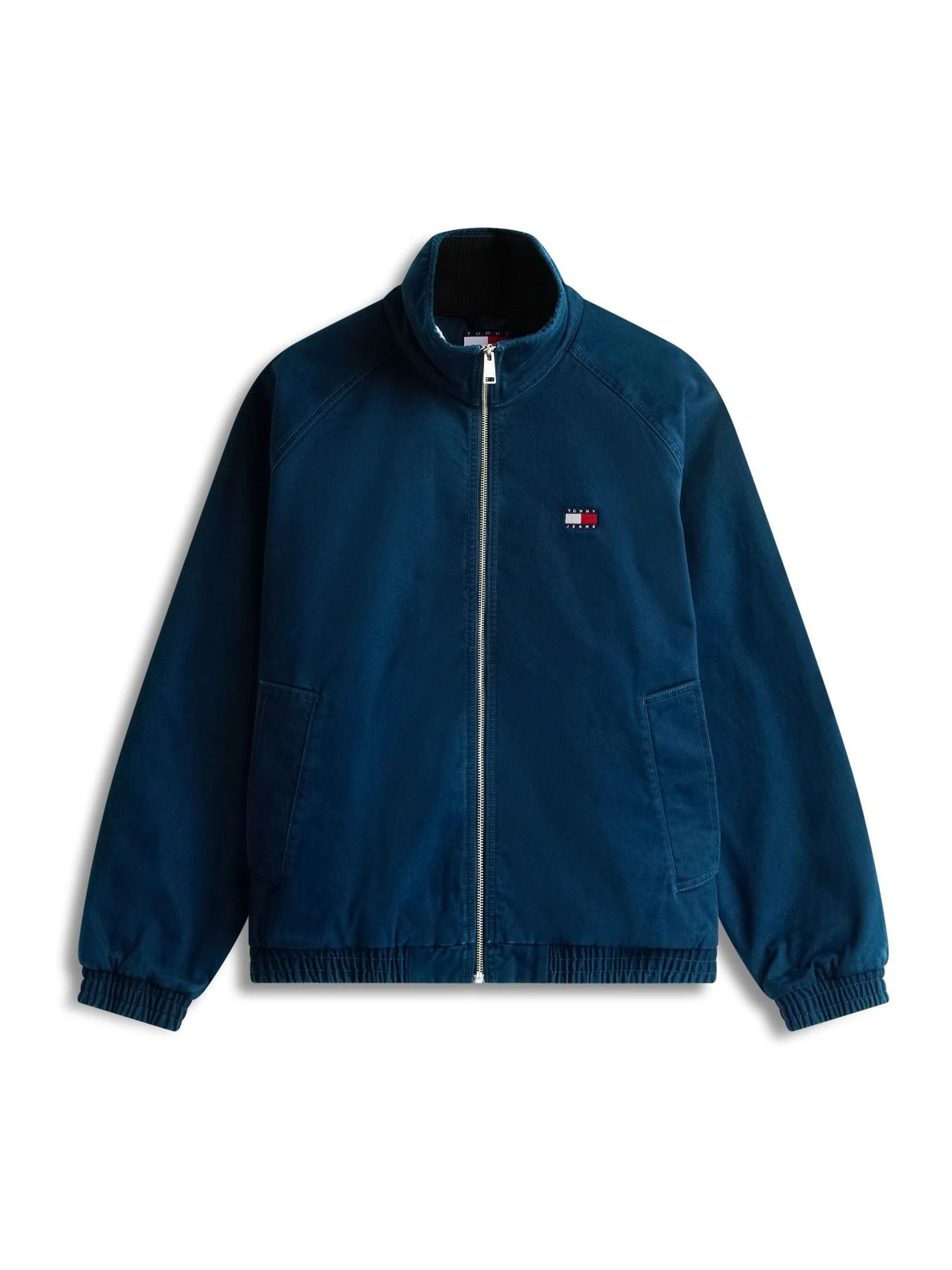 Tommy Jeans Tommy Jeans Blue Twill Zip-Thru Jacket | Next US