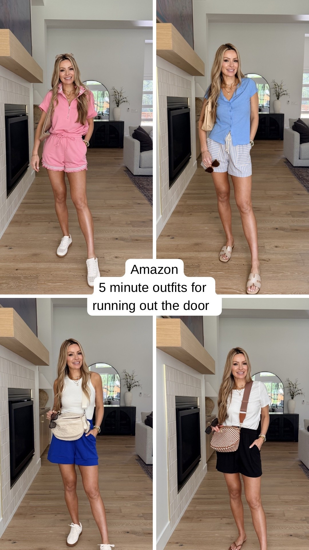 Amazon outfits you can throw on in 5 minutes and still look put together 🙌 Comment AMAZON and I’ll send you the details 

Easy matching sets, lightweight summer tops, comfy shorts, everyday basics, and the kind of effortless outfits you’ll reach for on repeat. These are those Amazon fashion finds that make getting dressed feel simple but still elevated.

Perfect for busy mornings, mom life, running errands, travel days, and everyday summer outfits when you don’t want to think but still want to look cute.

Quick, easy, neutral chic outfits… and you’re out the door ✨

#AmazonOutfits #AmazonFashionFinds #EasyOutfitIdeas #MomStyle #AffordableFashion
