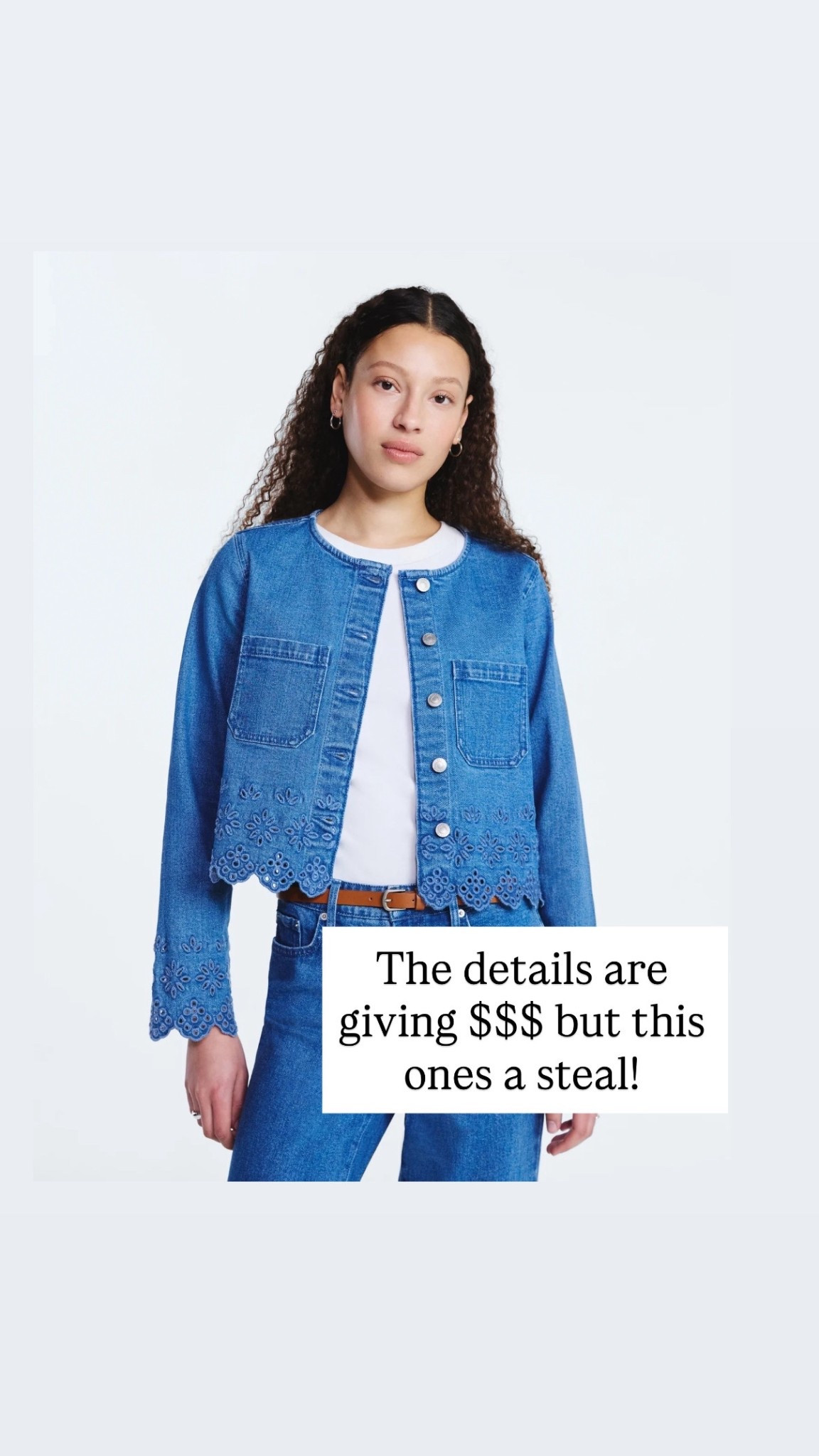 The details on this denim jacket are so high end! Love this for spring
Had matching jeans too
Walmart

#LTKootd #LTKSeasonal #LTKSaleAlert