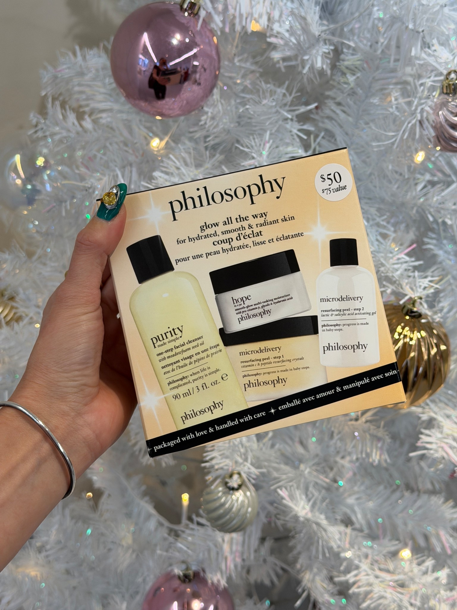 Closest thing to gifting a facial in a box from philosophy. 

#LTKBeauty #LTKHoliday #LTKGiftGuide