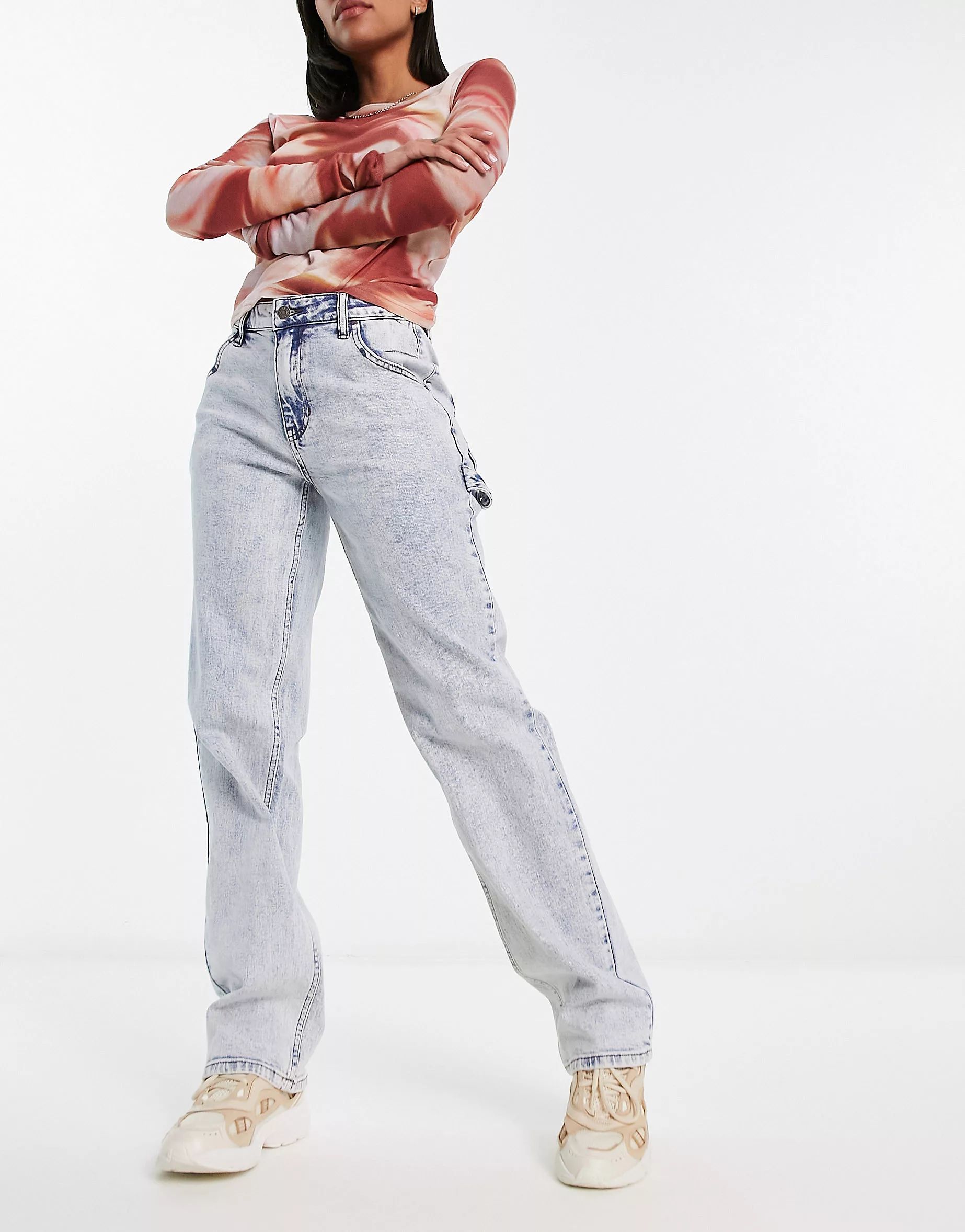 Guess Originals carpenter jeans in acid wash | ASOS (Global)