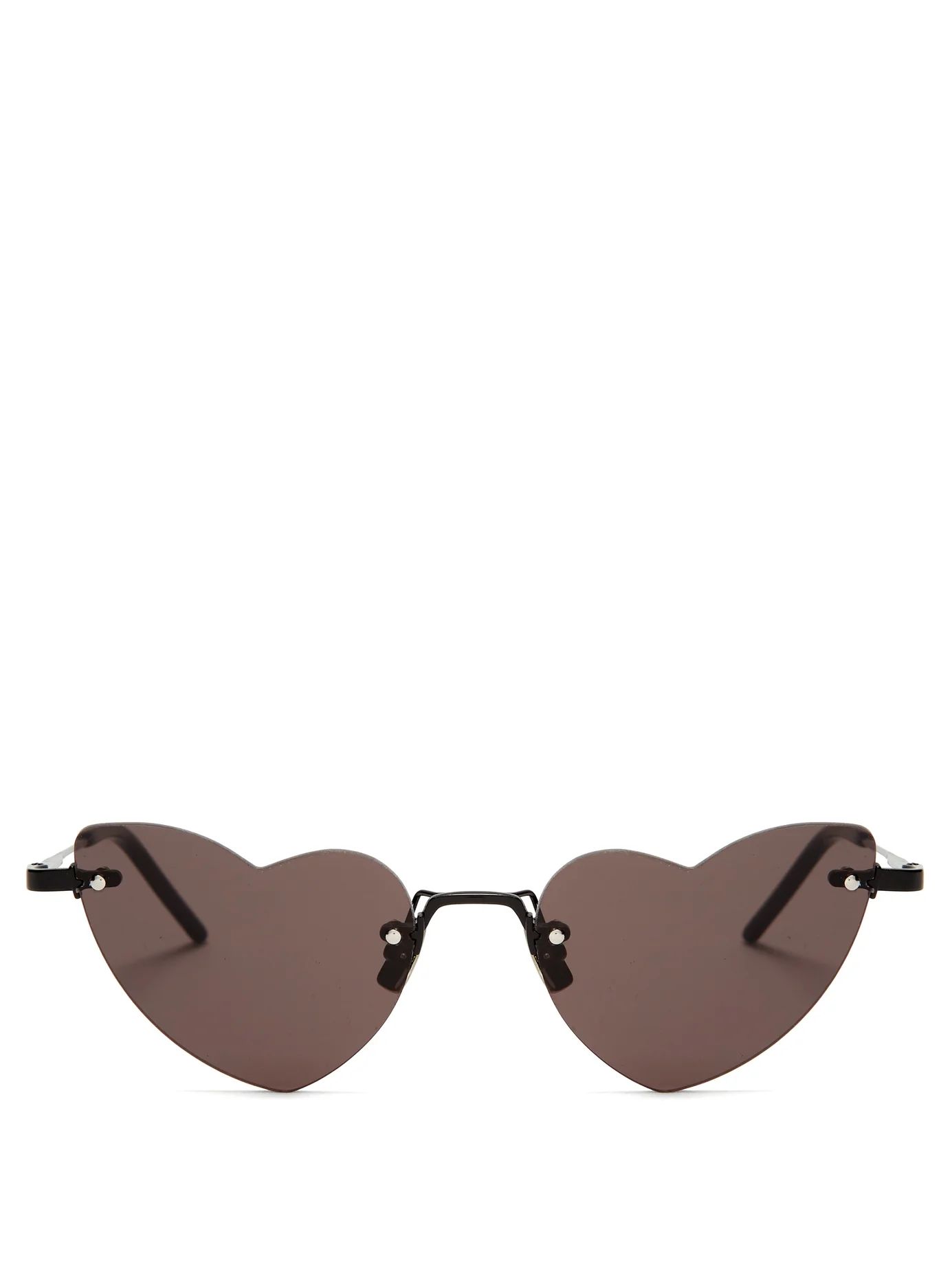 Loulou heart-shaped acetate sunglasses | Matches (APAC)