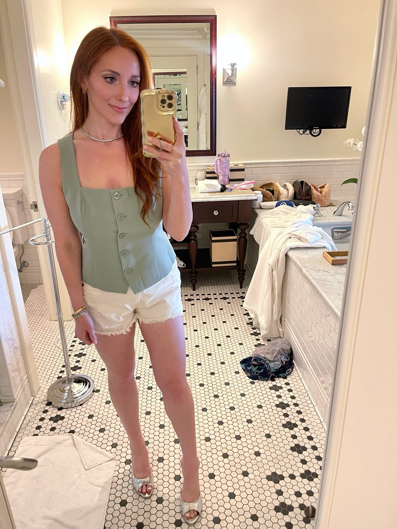 End of summer dinner date look 