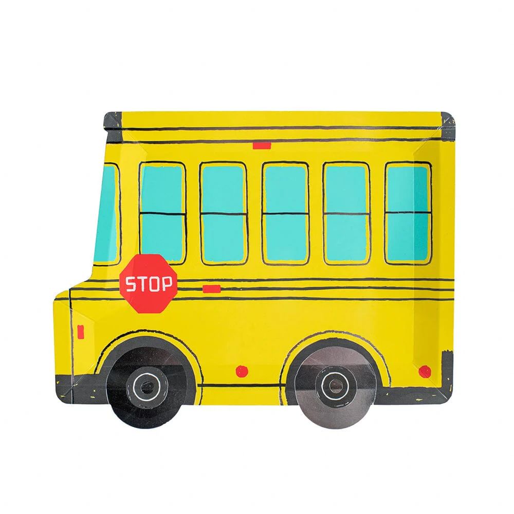 School Days Large School Bus Plates | Daydream Society