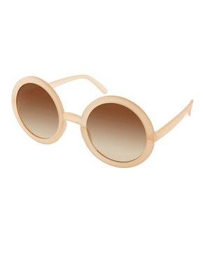 ASOS Nude Round Sunglasses | ASOS US