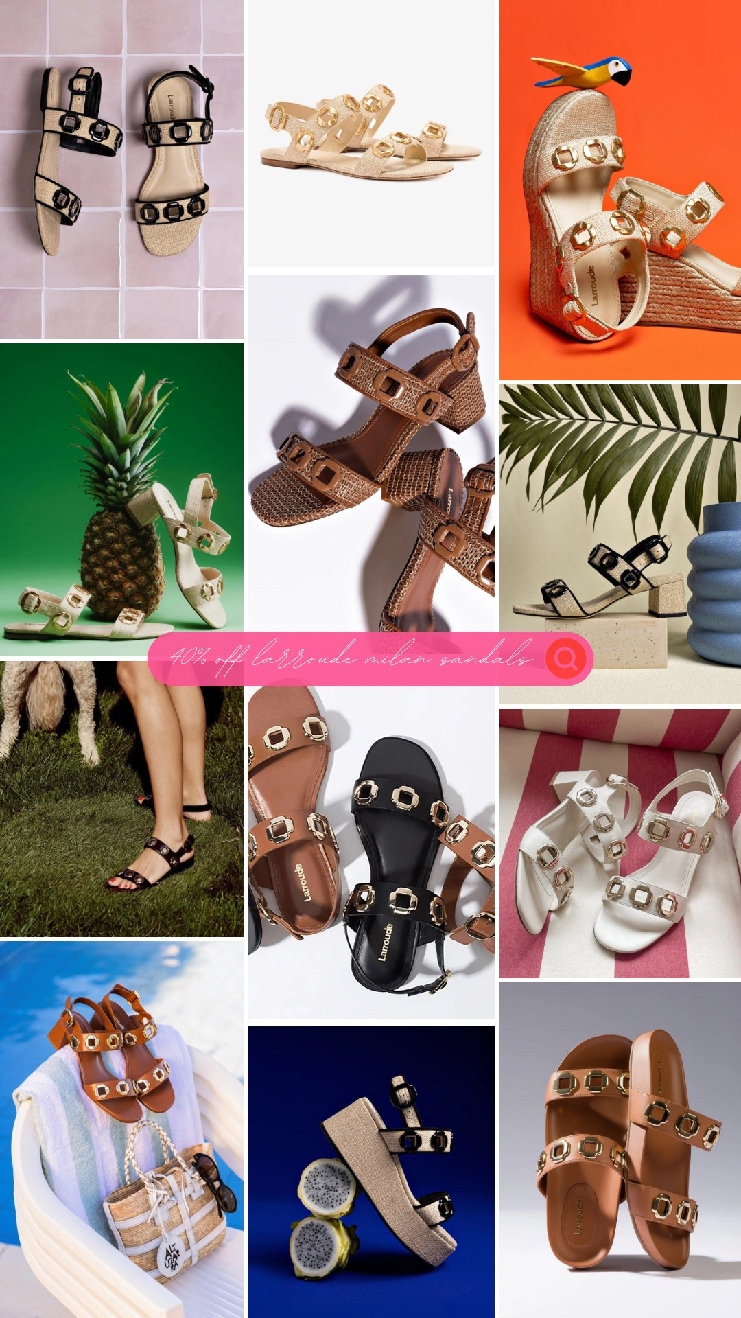 40% off the Milan sandals from Larousse this weekend • 

#LTKShoeCrush #LTKSummerEdit #LTKSaleAlert