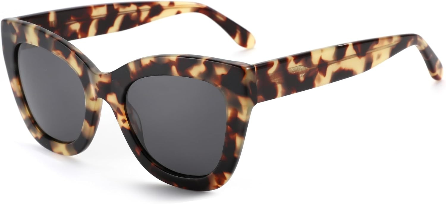 ZENOTTIC Trendy Polarized Women Sunglasses: Retro Cateye Shades - Sun Glasses Designed for Ladies with UV400 Protection | Amazon (US)