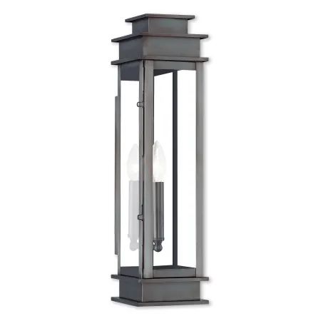 Princeton 1 Light Outdoor Wall Sconce with Clear Glass Shades | Build.com, Inc.