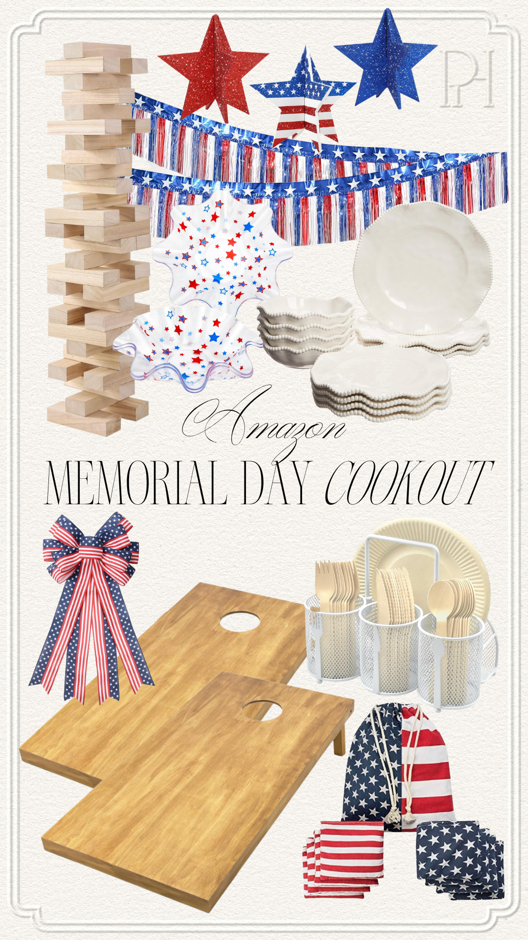 Memorial Day must haves for your cookouts from Amazon!

Memorial Day decor, outdoor entertaining, outdoor parties, barbecue, BBQ, cornhole set, giant Jenga, lawn games, red, white and blue, stars and stripes, 4th of July, melamine plates, party decor, corn hole bags

 

 #LTKSeasonal #LTKHome