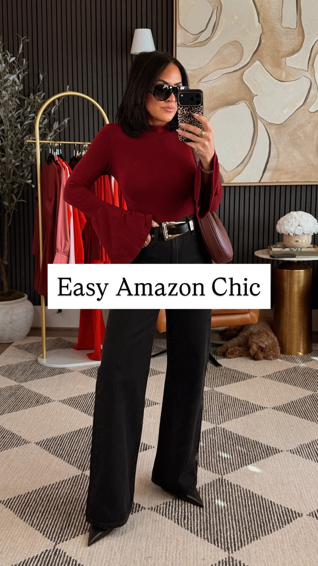 Okay babes… this Amazon look is giving effortless, polished, and a little bit spicy 🌹

The fitted bodysuit + black denim combo is one of those throw-on outfits that instantly makes you feel put together.
Perfect for date night, errands, or when you want that model off-duty vibe without overthinking it.

Amazon finds that look way more expensive than they are will always have my heart 👏

5’2” | 130 lbs | 25” waist | 34DD | wearing XS

#AmazonFashion #PetiteFashion #Over40Style #EverydayOutfits #ChicStyle