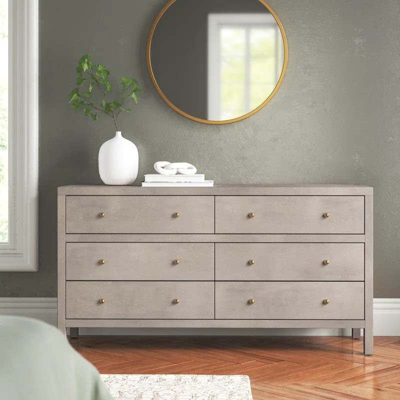 Celine 6 Drawer 60" W Double Dresser | Wayfair North America
