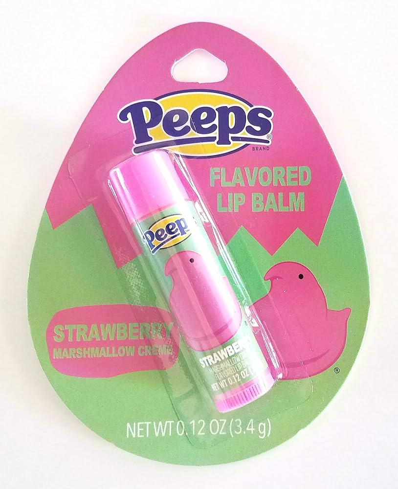 Peeps (1) Easter Candy Flavored Lip Balm - Strawberry Marshmallow Creme - Net Wt. 0.12 oz / 3.4 g | Amazon (US)