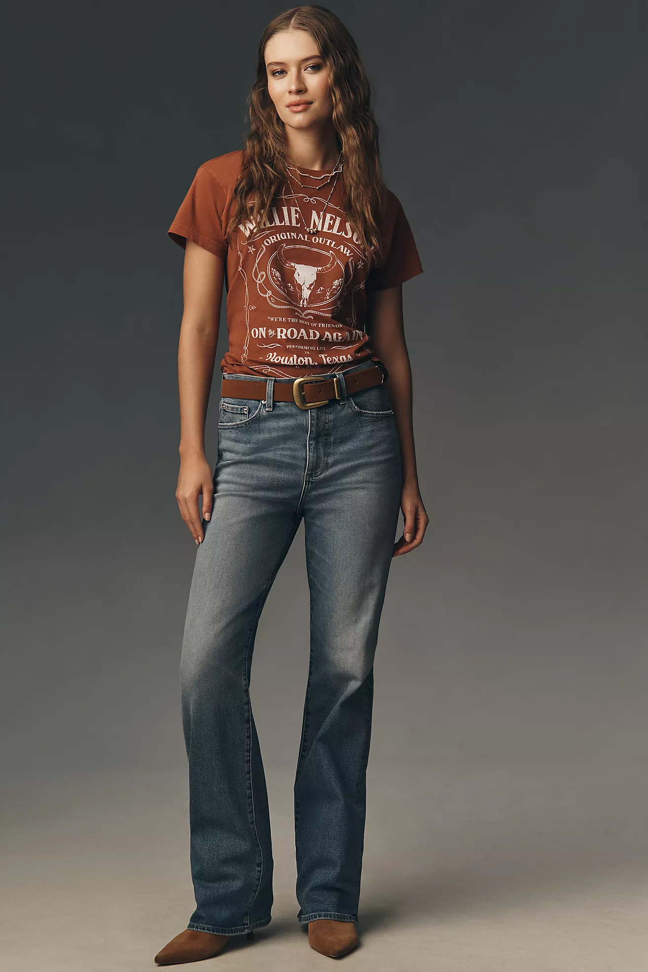 Pistola Evie High-Rise Bootleg Jeans | Anthropologie (US)